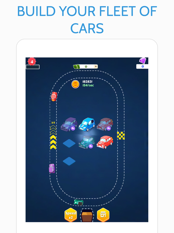 Screenshot #5 pour Car Merge - #1 Idle Game