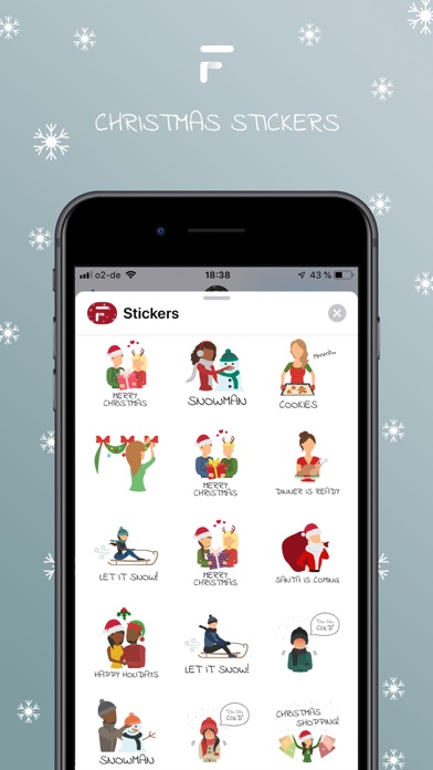 friendships.me Xmas Stickers screenshot 2