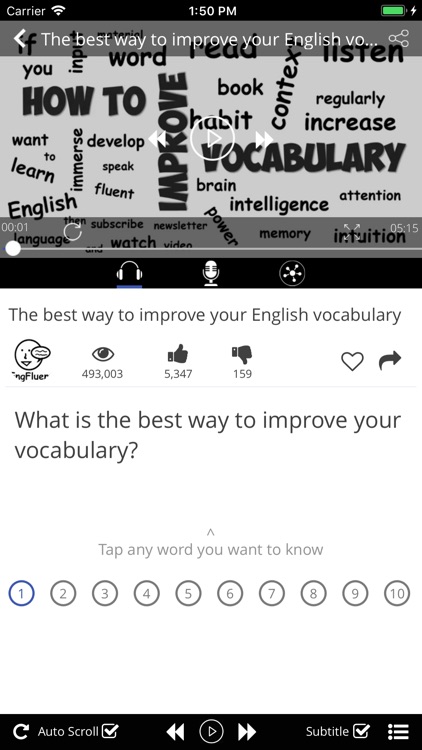 Vocabuilder - Learning English