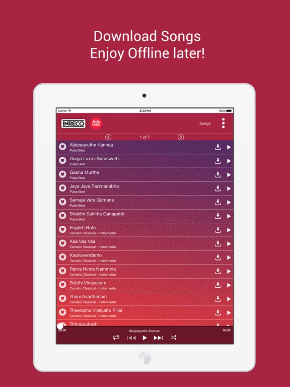 Screenshot #5 pour 200 Carnatic Instrumentals