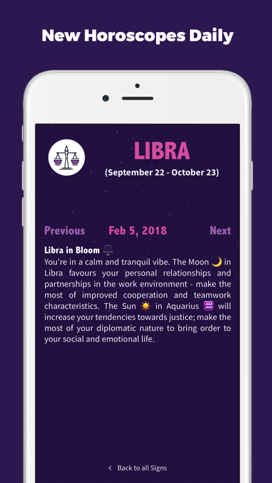 Zodiac Signs Daily Horoscopes screenshot 2