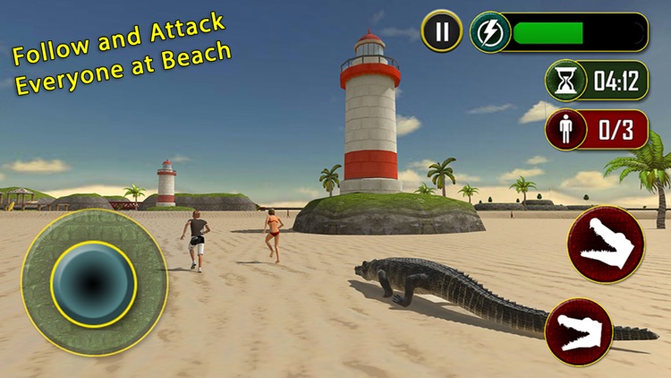 Wild Crocodile Beach Attack