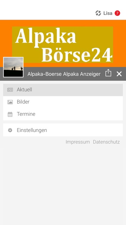 Alpaka-Boerse Alpaka Anzeiger