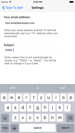 Note To Self - quick self-email(圖3)-速報App