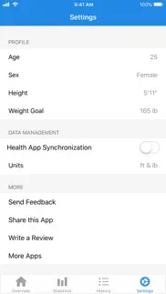 weightfit: weight loss tracker iphone screenshot 4