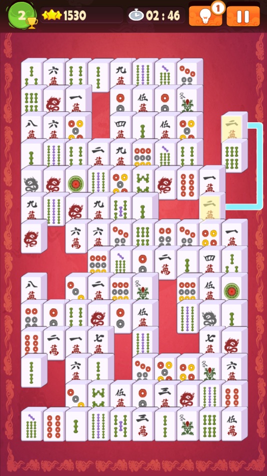 #1. Mahjong Connect Delux (iOS) 由: Pinpin Team