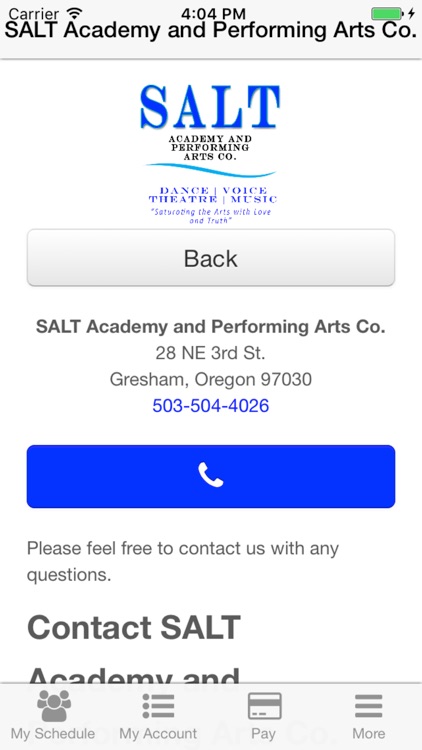 SALT Academy and Performing Arts Co