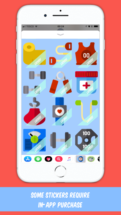Fitness Sticker - for iMessage screenshot 2