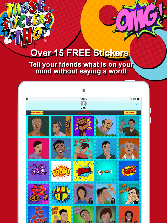 Those Stickers Tho Emojis