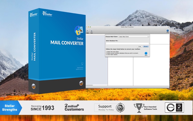 Screenshot #1 pour Stellar Mail Converter