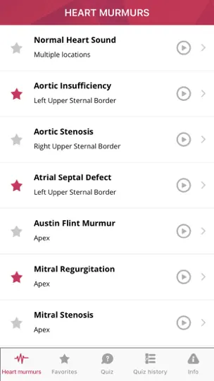 Скриншот Heart Murmurs Lite на iPhone 1