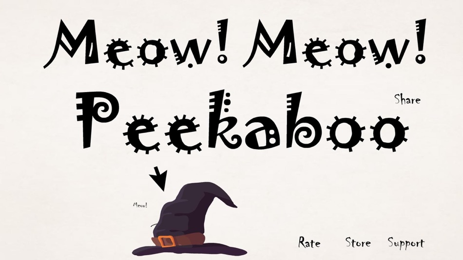 #2. Meow Meow Peekaboo (iOS) Podle: 志荣 胡