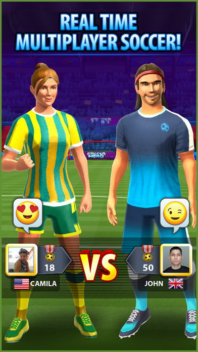 Soccer! Hero - Football Games Screenshot 1