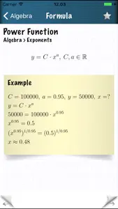 Math Formulas - Ref. Guide screenshot #3 for iPhone