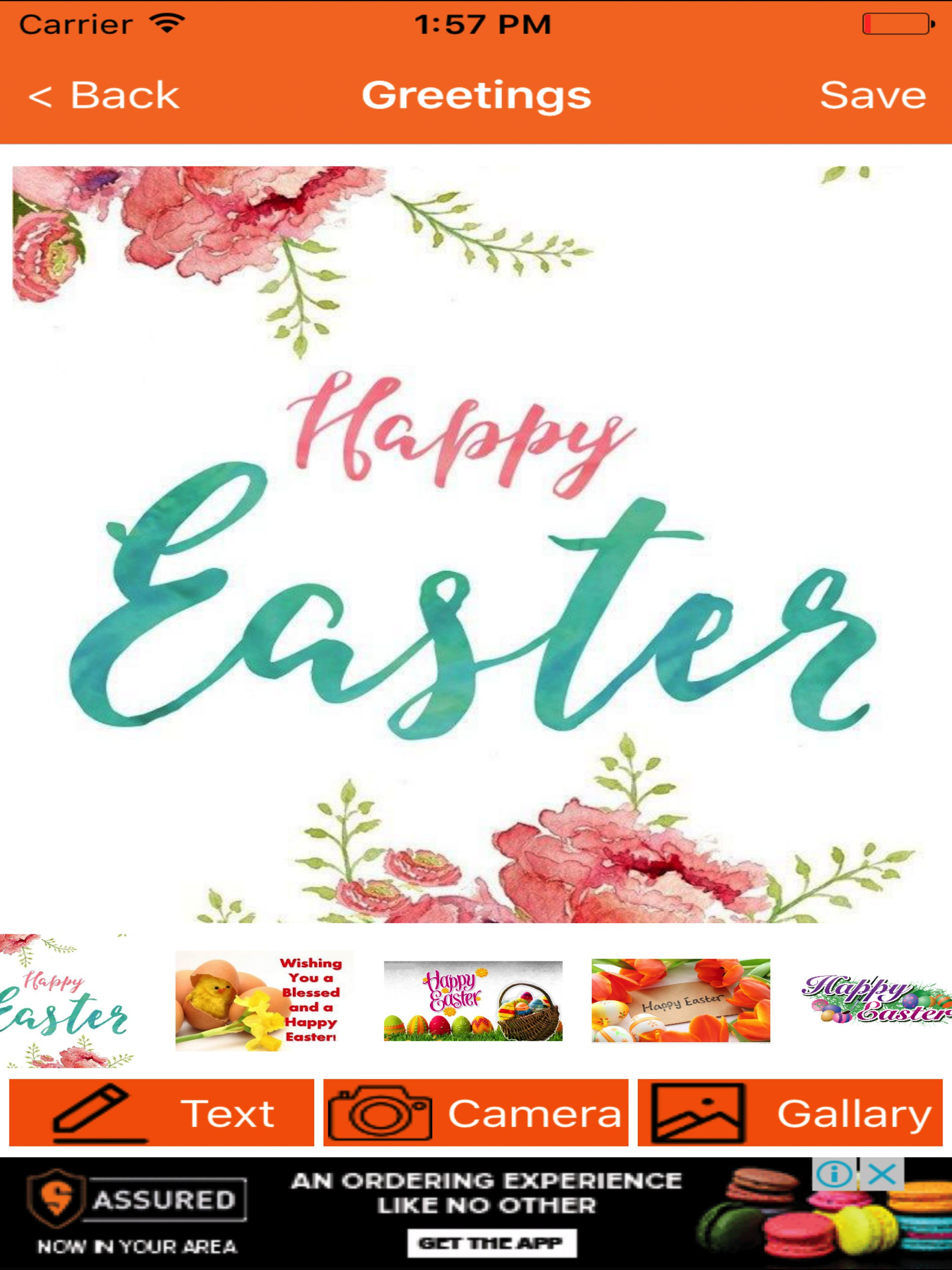 Easter Greetings Card Framer screenshot 7