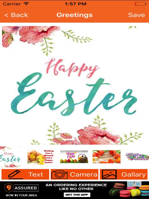 Screenshot #5 pour Easter Greetings Card Framer