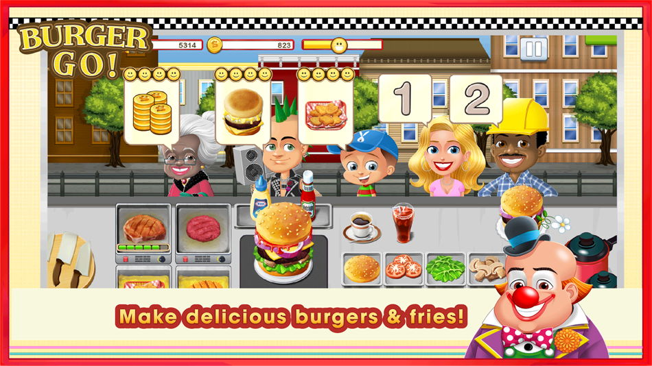 Burger Go – Fun Diner Game - 1.0.8 - (iOS)