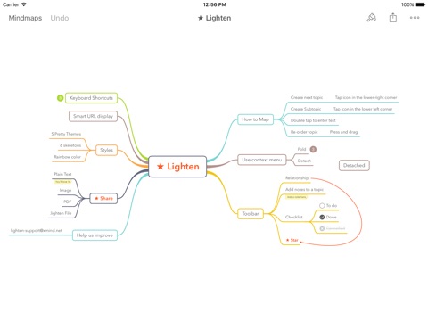 Lighten: Mind Mapping by XMind screenshot 2