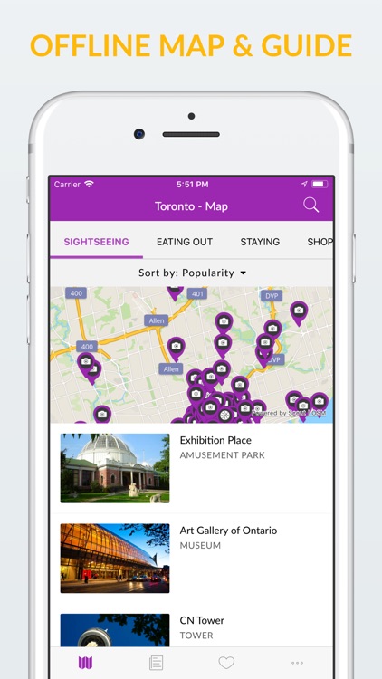 Toronto Offline Map & Guide screenshot-0