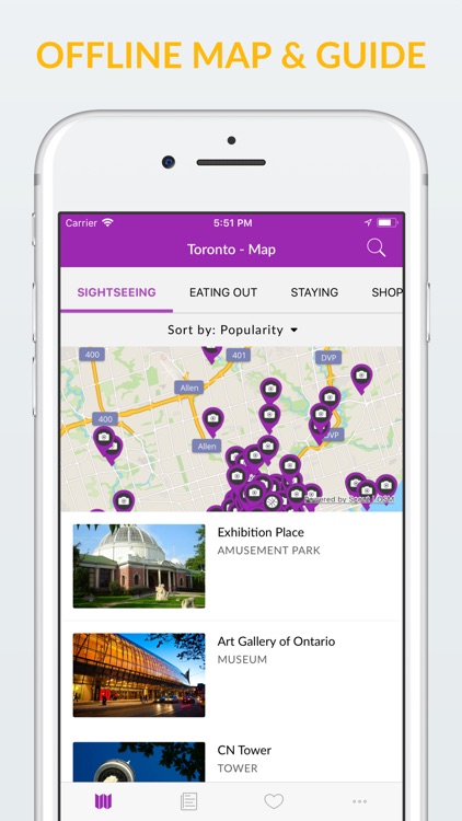 Toronto Offline Map & Guide