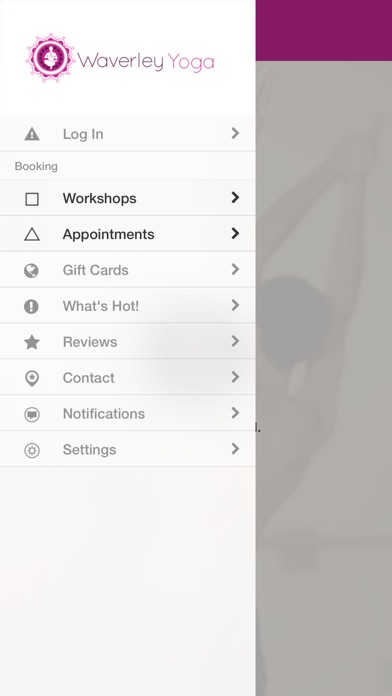 Waverley Yoga screenshot 2