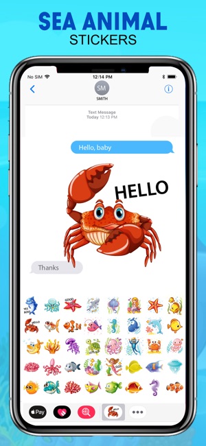 Sea Animals Stickers Pack(圖4)-速報App