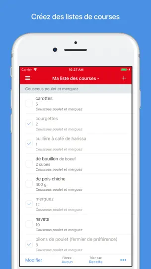 Capture d'écran de Gestion De Recettes Paprika 3 sur iPhone 3
