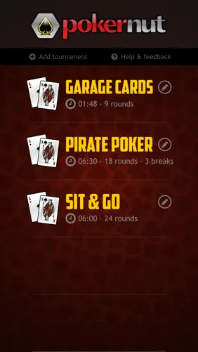 Pokernut Tournament Timer screenshot 1