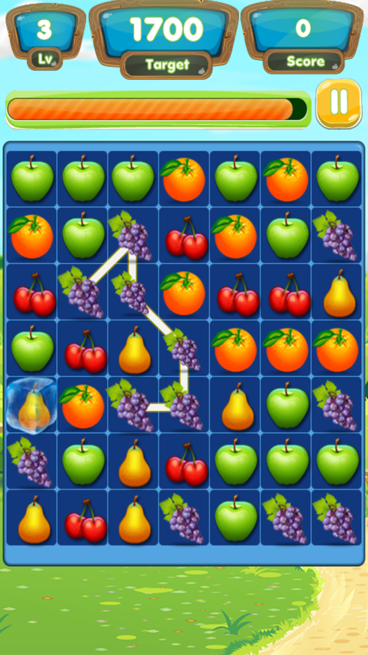 #1. 水果连连消 - 接力消除 (iOS) 由: Wen Chen