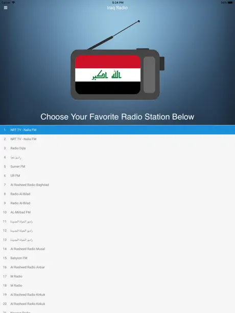 Iraq Radio Station - Iraqi FM