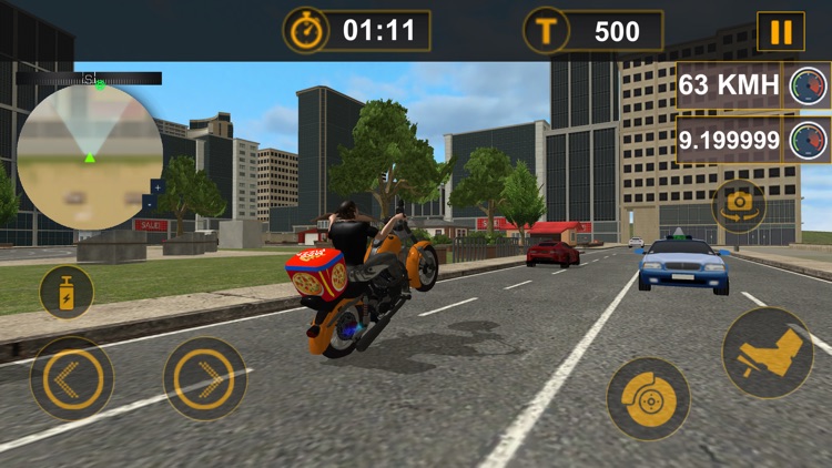 Moto Pizza Delivery Boy 3D