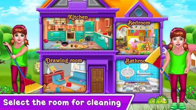 Baby Girl Home Cleaning