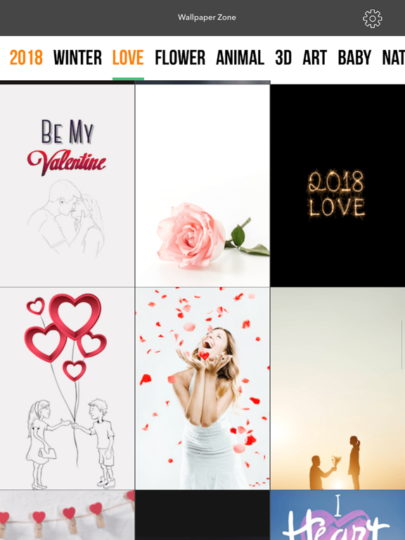 Wallpaper Zone iPad screenshot 4 - Productivity app