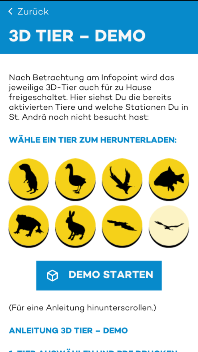 3D Tierwelt.Zicksee.Erleben. iPhone screenshot