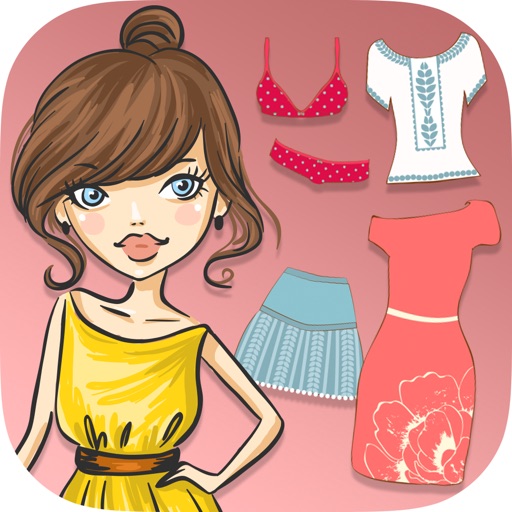 Dress up dolls & girls icon