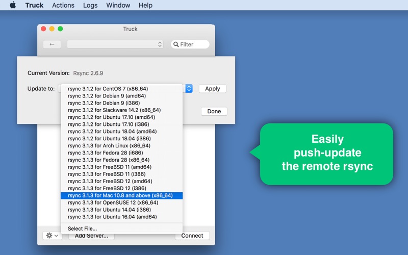 Truck - The Rsync Client screenshot