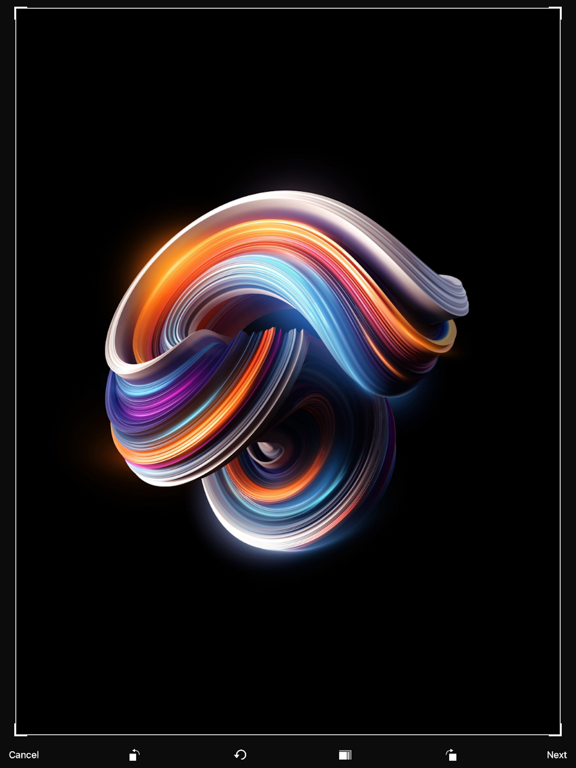 OLEDify Pure Black Wallpapers iPad screenshot 5 - Utilities app