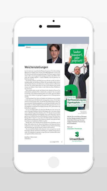 neue energie - Zeitschrift