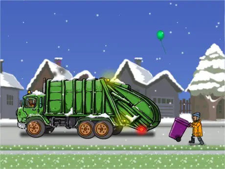 Garbage Truck: Snow Time
