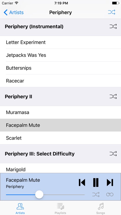 Bland Music Player