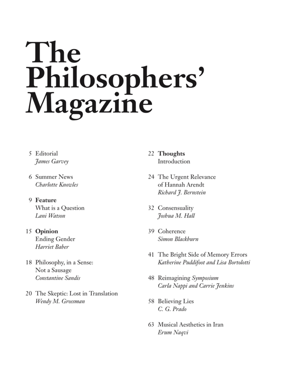 Screenshot #5 pour The Philosophers' Magazine
