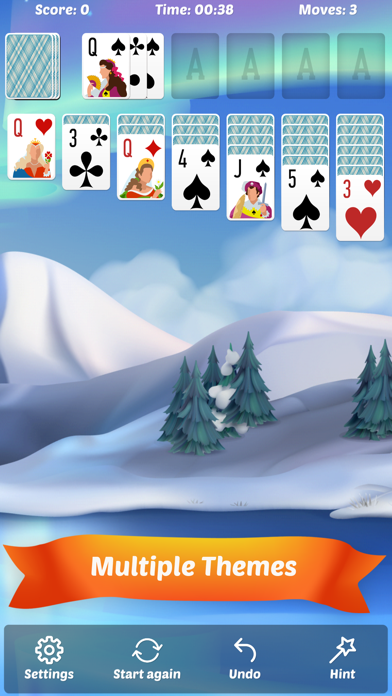 Screenshot #2 pour Solitaire Card Game Deluxe