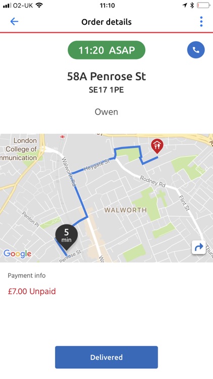 Driverapp - Restaurant App