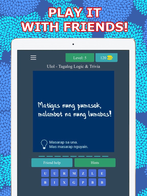 Ulol - Tagalog Logic & Trivi iPad screenshot