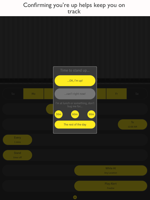 Screenshot #6 pour Stand Up! The Work Break Timer
