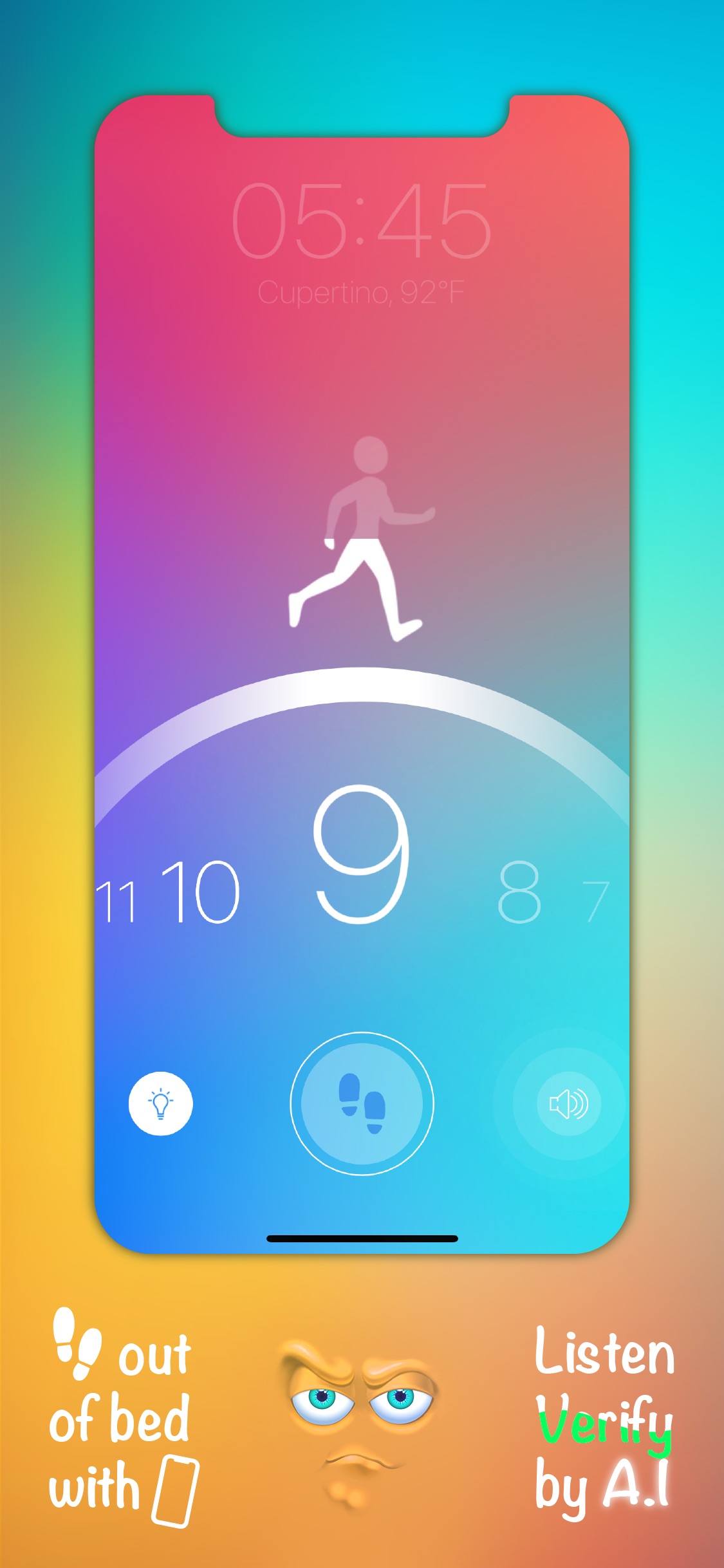 Screenshot do app Step Out! Alarma Inteligente