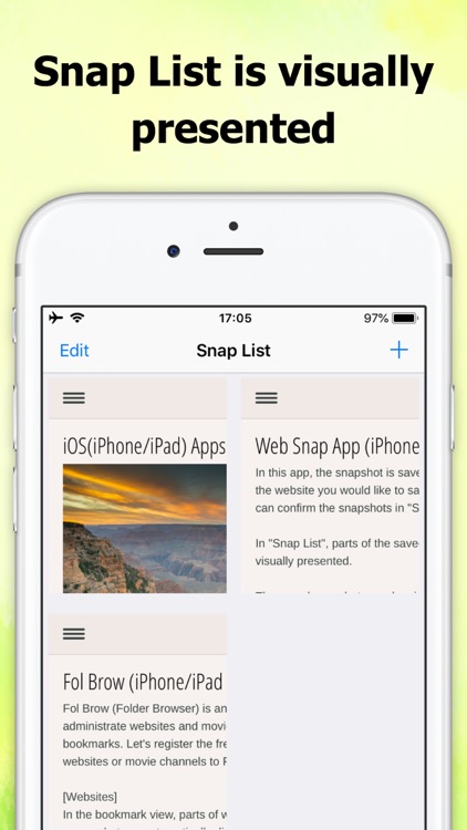 Web Snap App