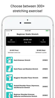 stretching & flexibility plans iphone screenshot 2