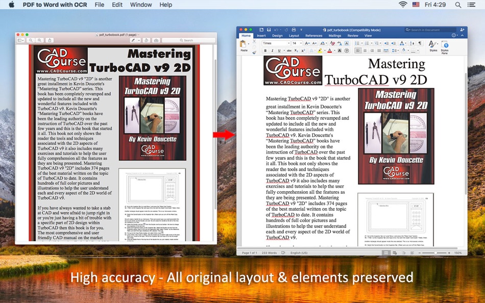 #4. PDF to Word with OCR (macOS) Podle: Enolsoft Co., Ltd.