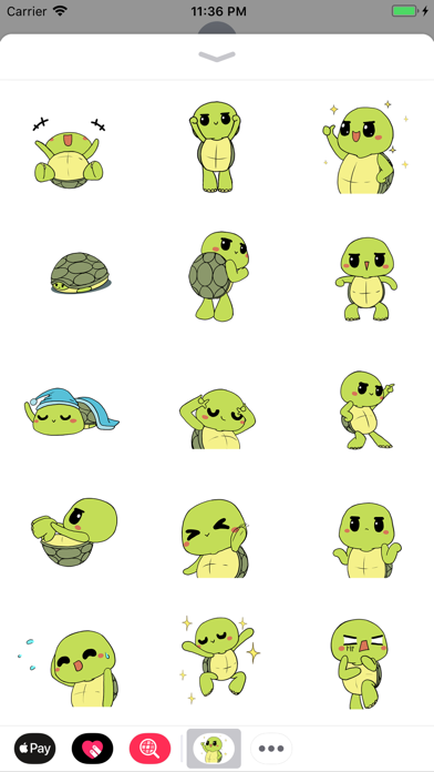 Happy Little Turtle Stickers screenshot 2